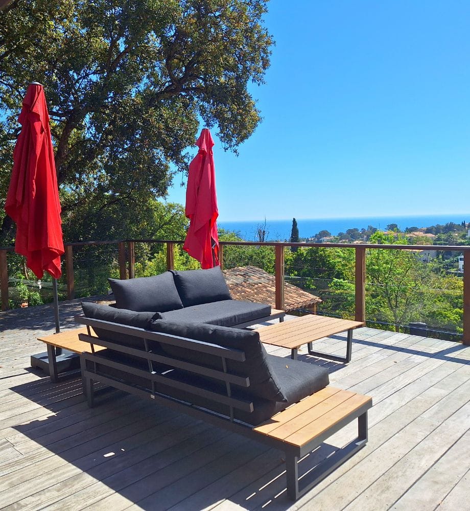 Vue panoramique mer villa Fréjus vue panoramique mer villa Fréjus