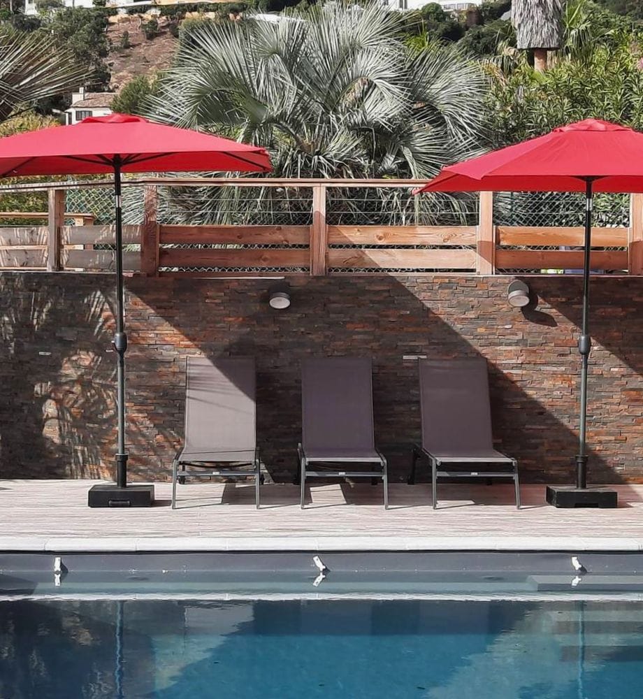 Coin détente extérieur villa Côte d’Azur coin détente extérieur villa Côte d’Azur