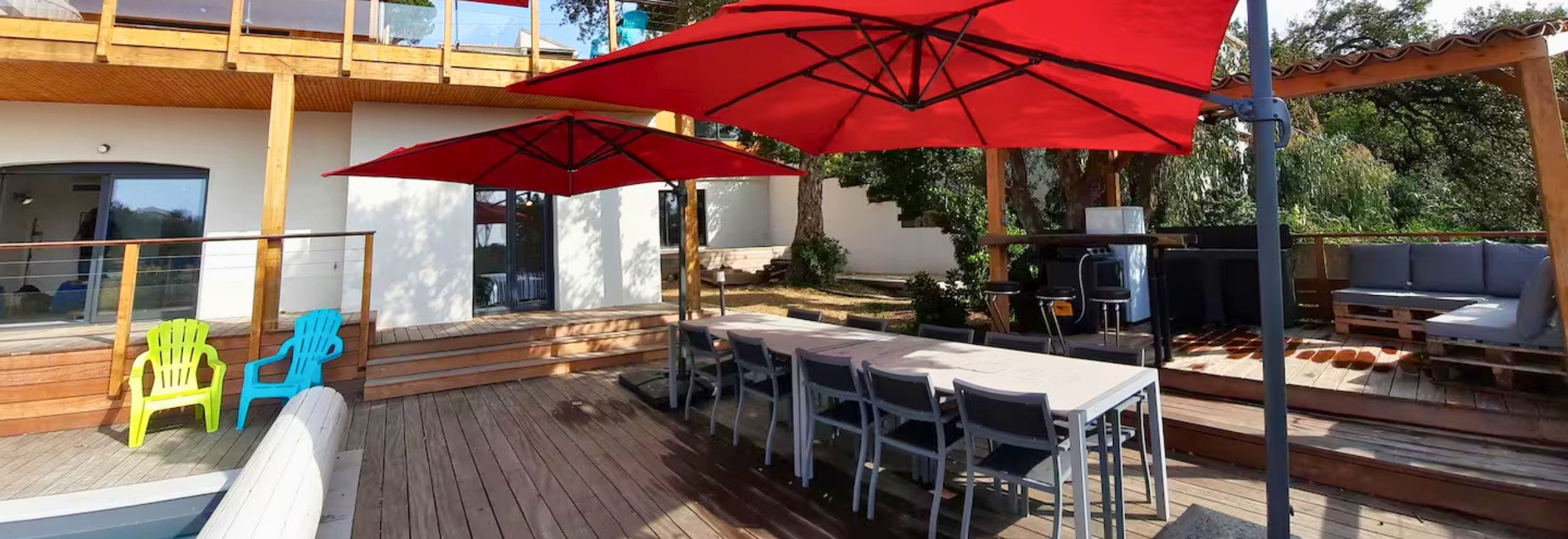 terrasse villa avec vue mer à Fréjus terrasse villa avec vue mer à Fréjus